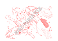 KENNZEICHENHALTER RÜCKLICHT für Ducati 1199 Panigale S 2013