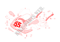 COCKPITVERKLEIDUNG für Ducati 998 S Bostrom 2002