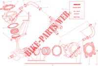 ZYLINDER   KOLBEN für Ducati Diavel 1200 2014