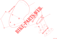 WINDSCHUTZSCHEIBE für Ducati Diavel 1200 Strada 2014