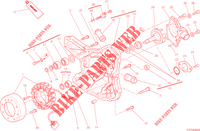 DECKEL / LICHTMASCHINE für Ducati Hypermotard 2014