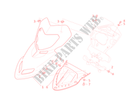 COCKPITVERKLEIDUNG für Ducati Hypermotard 796 2012