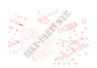 SCHALTWELLE für Ducati Hypermotard 796 2012