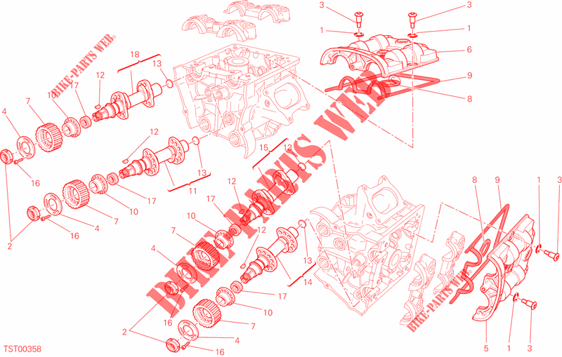 NOCKENWELLE für Ducati Streetfighter 848 2015