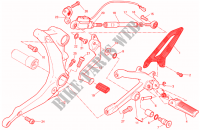 FUSSRASTEN, LINKE für Ducati 1199 Panigale R 2017