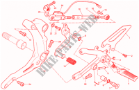 FUSSRASTEN, LINKE für Ducati 1299 Panigale ABS 2017