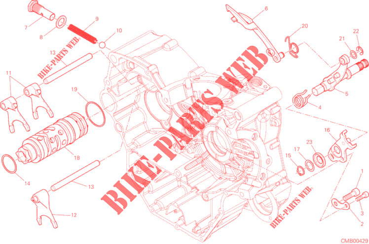 GETRIEBE SCHALT für Ducati Hyperstrada 939 2016