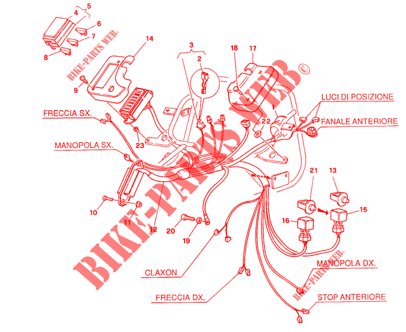KABELBAUM ELEKTRIC (DM 016056) für Ducati 900 SS 1992