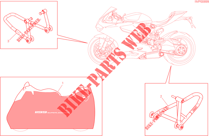 ZUBEHOR für Ducati 1199 PANIGALE SUPERLEGGERA 2014