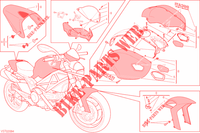 VERKLEIDUNG MONSTER ART für Ducati Monster 796 2011