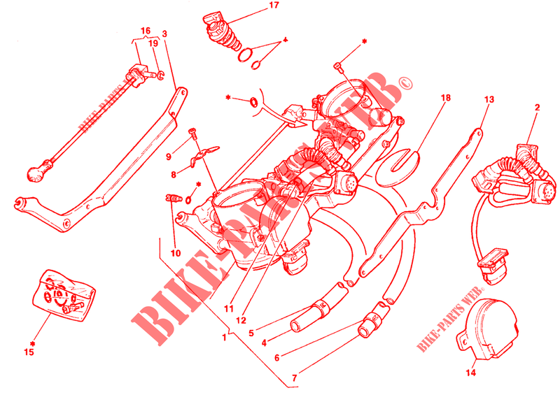 DROSSELKOERPER für Ducati 748 1998