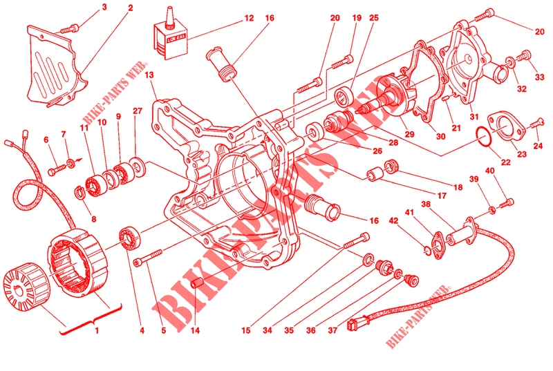 DECKEL   LICHTMASCHINE (DMM 003124>) für Ducati 916 1994