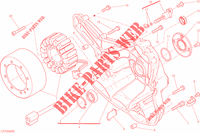 DECKEL / LICHTMASCHINE für Ducati Scrambler 400 Sixty2 2020