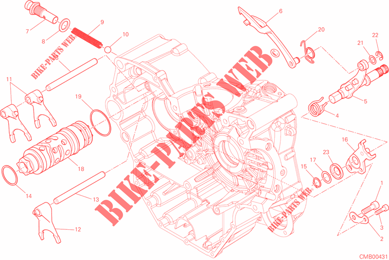 GETRIEBE SCHALT für Ducati Monster 821 2015