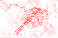 KABELBAUM ELEKTRIC für Ducati Monster 821 Stripes 2016