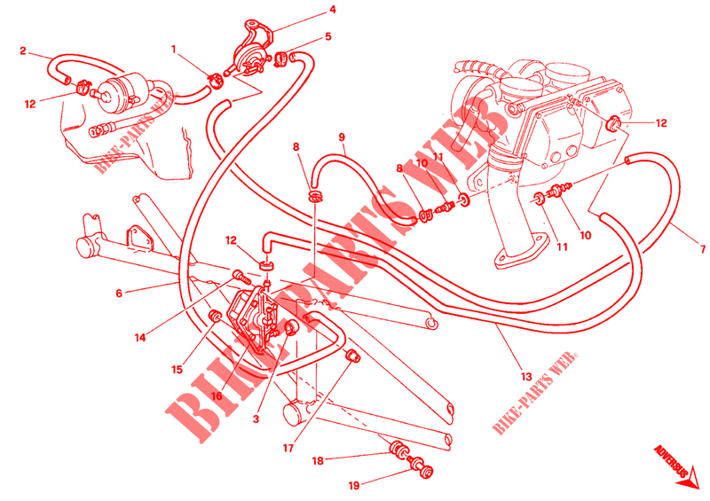 BENZINPUMPE (DM 006830) für Ducati Monster 600 1994