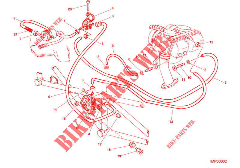BENZINPUMPE für Ducati Monster 600 2000