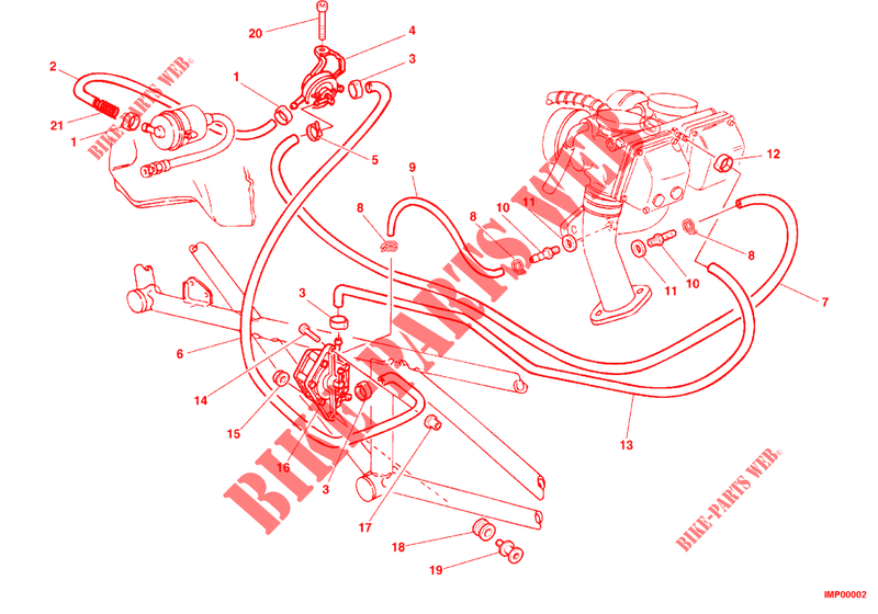 BENZINPUMPE für Ducati Monster 750 2000