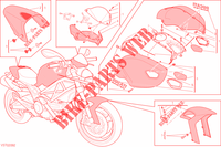 ART KIT für Ducati Monster 696 Anniversary 2013