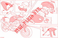 ART KIT für Ducati Monster 696 ABS Anniversary 2013