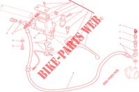 KUPPLUNGSHAUPTZYLINDER für Ducati Monster 659 Learner Legal (LAMs) 2013