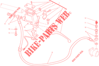 KUPPLUNGSHAUPTZYLINDER für Ducati Monster 659 ABS Learner Legal (LAMs) 2013