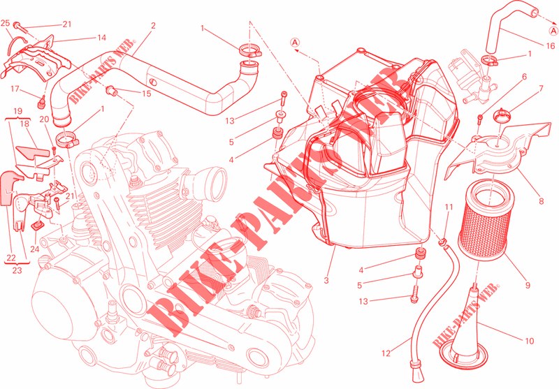 EINLASS für Ducati Monster 795 ABS 2014
