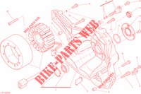 DECKEL / LICHTMASCHINE für Ducati Monster 659 LEARNER LEGAL (LAMs) 2019