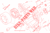 DECKEL / LICHTMASCHINE für Ducati Monster 659 2021