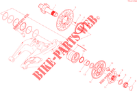 HINTERRADBOLZEN für Ducati Diavel 1260 2022