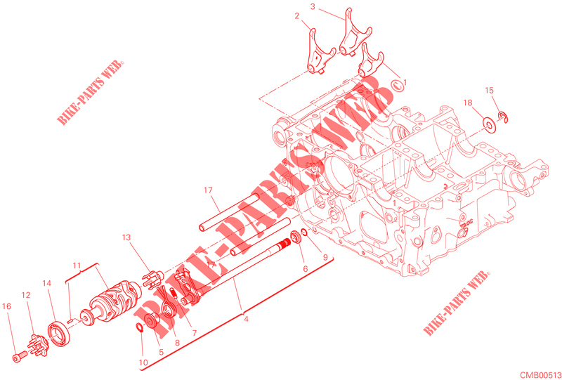GETRIEBE SCHALT für Ducati Multistrada V4 S Full 2023