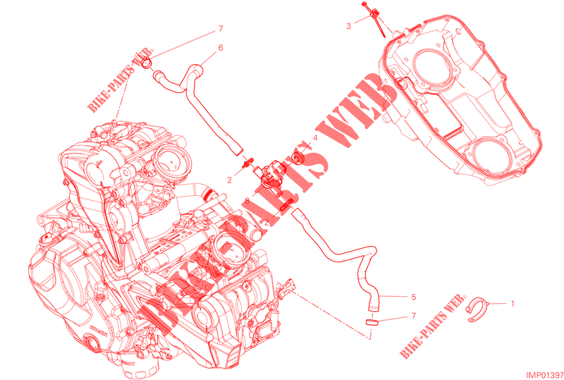 SEKUNDÄRLUFTSYSTEM für Ducati Monster SP 2023
