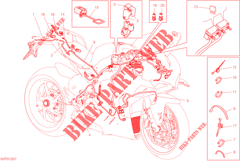 KABELBAUM ELEKTRIC für Ducati PANIGALE V4 SP2 2023