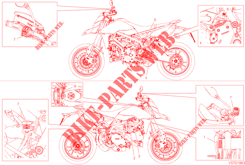 WARNSCHILD für Ducati HYPERMOTARD 950 2023