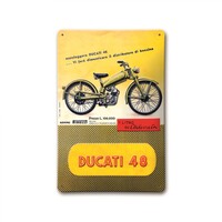 DUCATI 48 METAL SCHILD-Ducati-Merchandising-Ducati